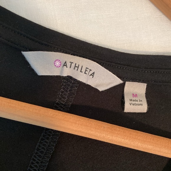 Athleta tunic top dress Tencel blend M black - Picture 8 of 16